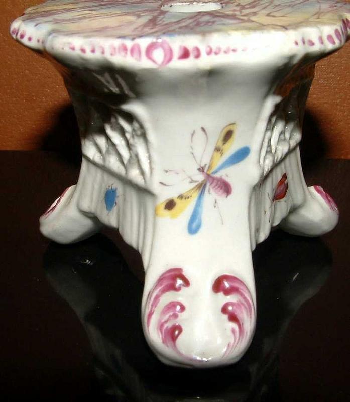 Extremely Rare and Fine Bow Porcelain Stand; c 1760