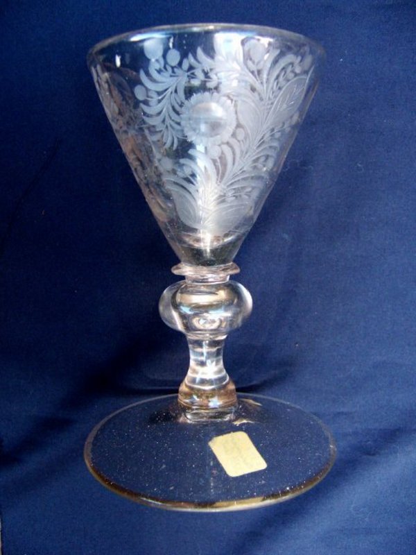 Exceptional and Early German Goblet  c 1690