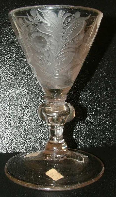 Exceptional and Early German Goblet  c 1690