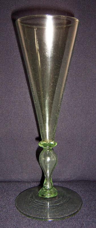 Large French Champagne Flute; c 1760