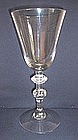 Mammoth English Wine NLB Goblet  c 1750