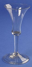 18th Century Antique Wine Glass  c 1745