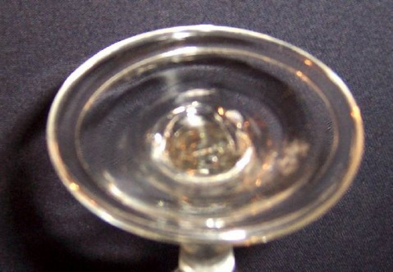 An 18th Century Antique Drinking Glass c 1745