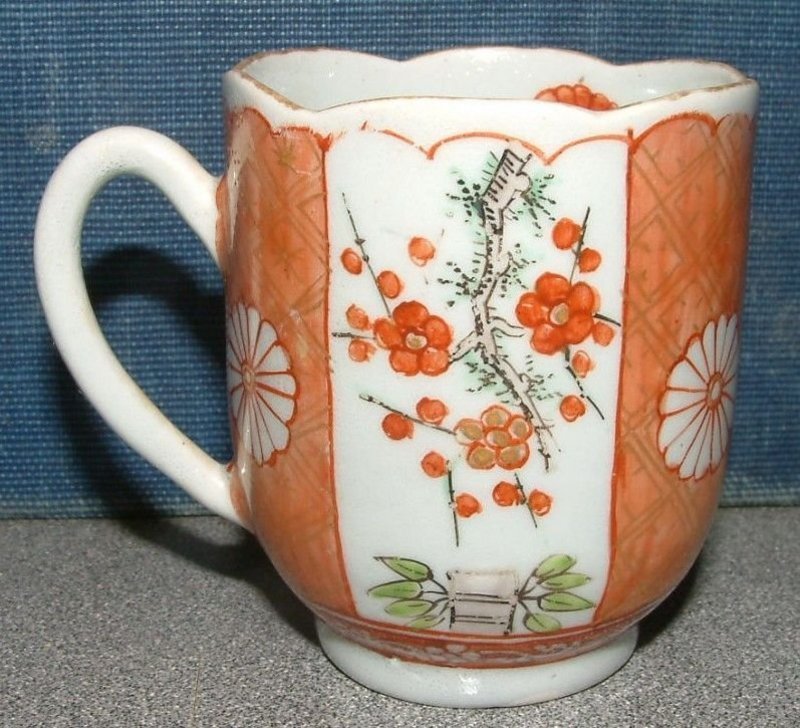 Chaffers Liverpool Porcelain Coffee Cup  c 1758 - 64