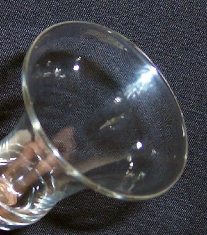 Balustroid English Drinking Glass  c1735
