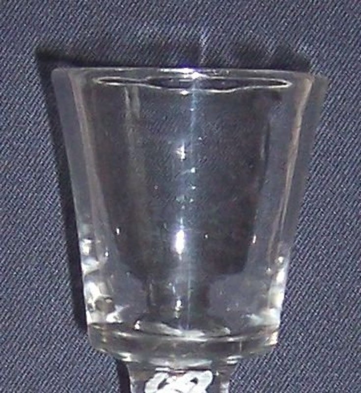 English Glass, A Very Fine Cordial  c 1765