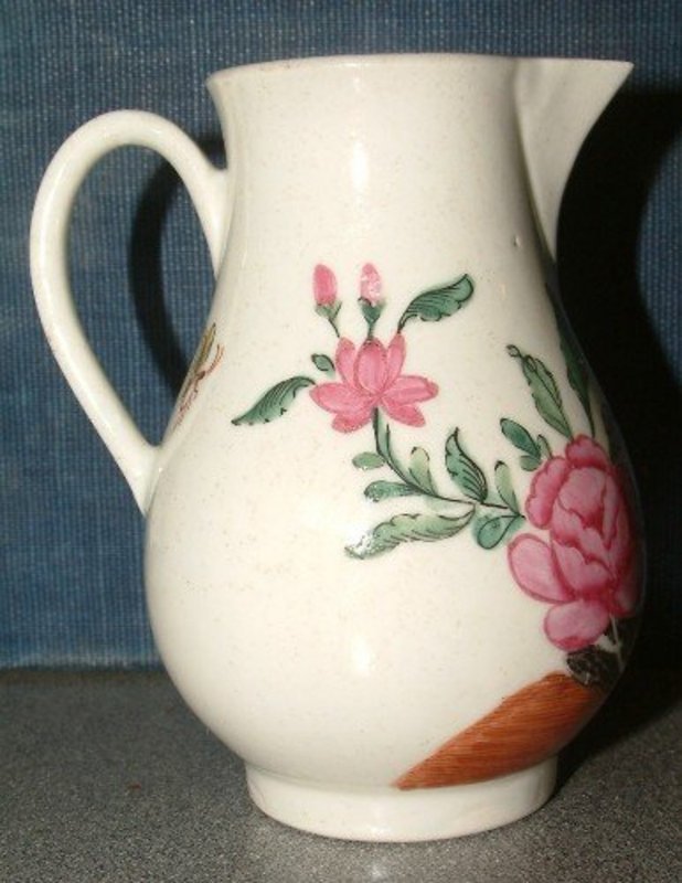 Rare Dr. Wall Worcester Cream Jug  c1765