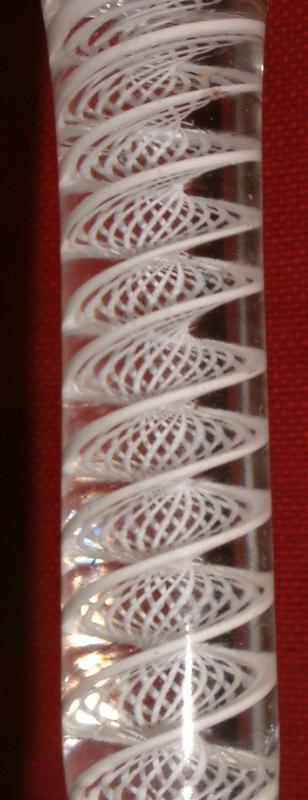 Single Series Opaque Twist Drinking Glass c 1760