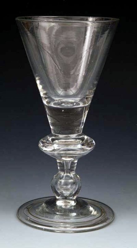 Large English Baluster Goblet  c1705