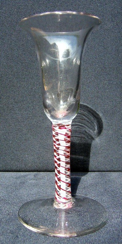 Colour Twist Drinking Glass, 19th century