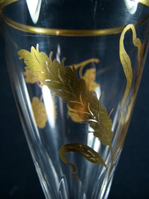 James Giles Gilded Ale Glass  c1770