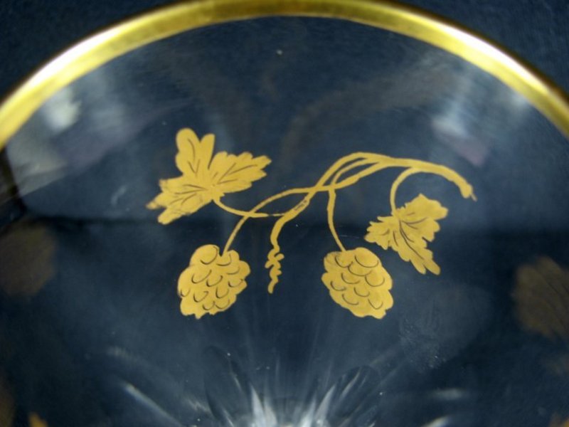 James Giles Gilded Ale Glass  c1770