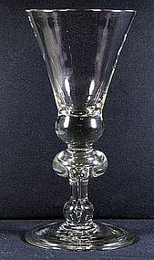 An English Baluster Goblet of Huge Size c1710