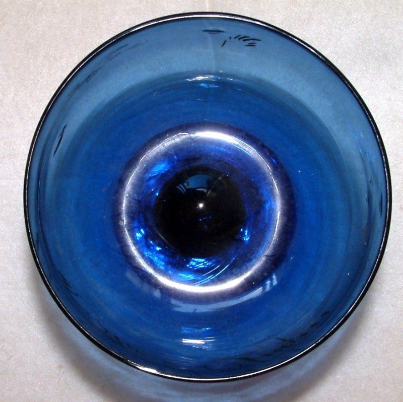Early English Glass Sugar Bowl  c1780