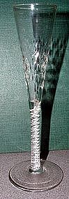 Antique English Ratafia DSOT Drinking Glass  c1775