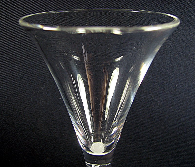 SSOT  English Antique Drinking Glass  c1765