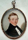 Miniature Painting by Samuel Broadbent  c1840