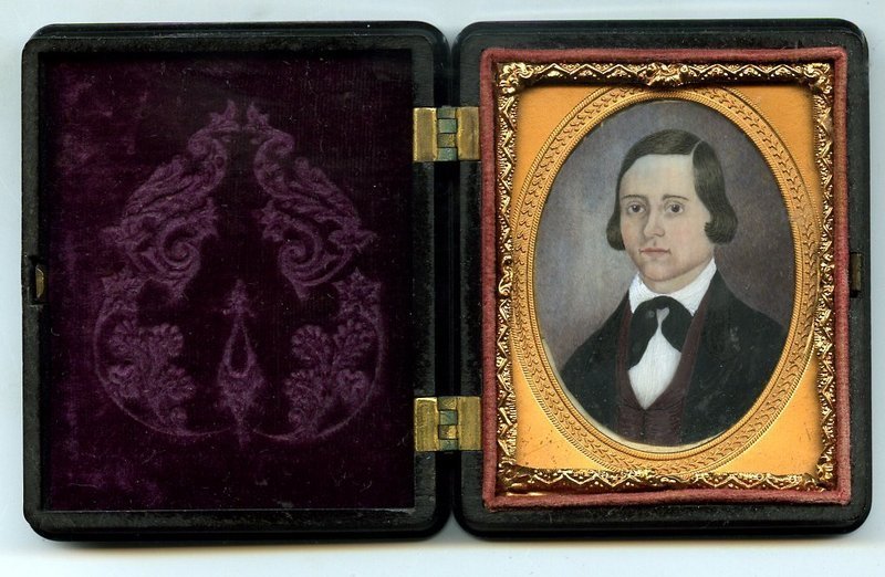 A Fine American Portrait Miniature c1845