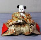 Japanese Doll, young boy with brocade silk garment