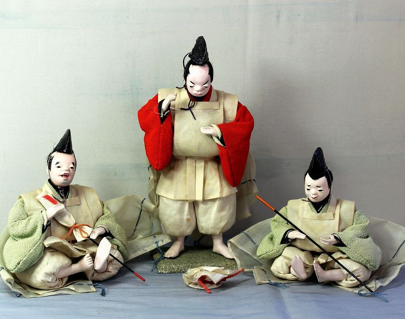 Japanese Hina Dolls, set of three(3)