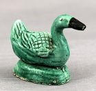 Chinese Ceramic Duck, Turquoise greenish color