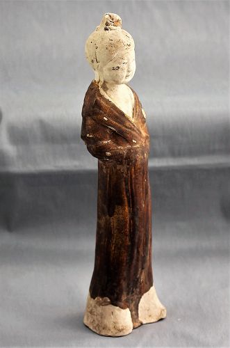 Chinese Pottery Tomb lady Figure