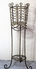 Gray painted Metal Plant Stand