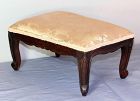 French carved wood Foot Stool