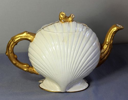 English Neale & Wilson Earthenware Ivory color Tea Pot