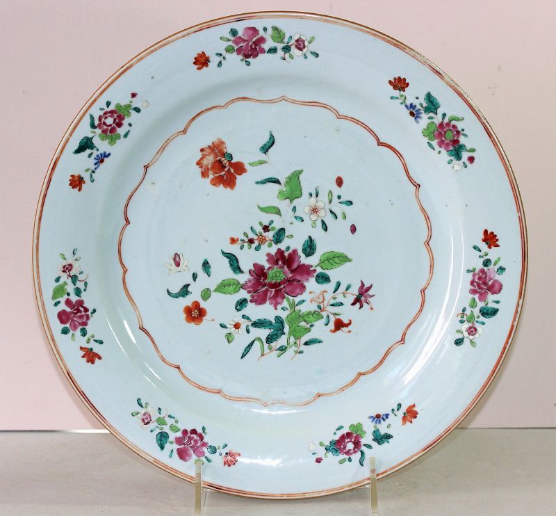 Chinese Export Famille Rose Porcelain Charger