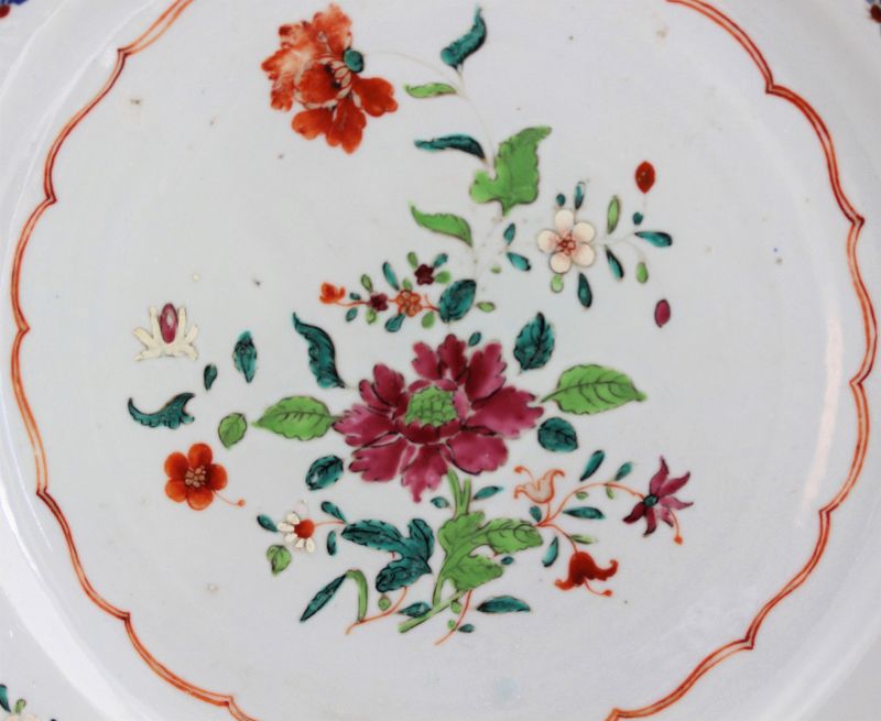 Chinese Export Famille Rose Porcelain Charger