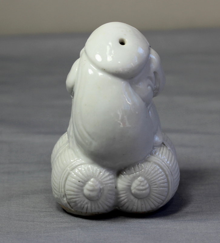 Japanese Hirado Porcelain Figure, Okimono Daikoku