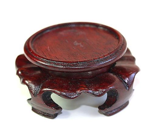 Chinese carved Hardwood tiny Display Stand