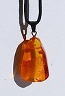 Amber Pendant, Butterscotch natural Amber necklace
