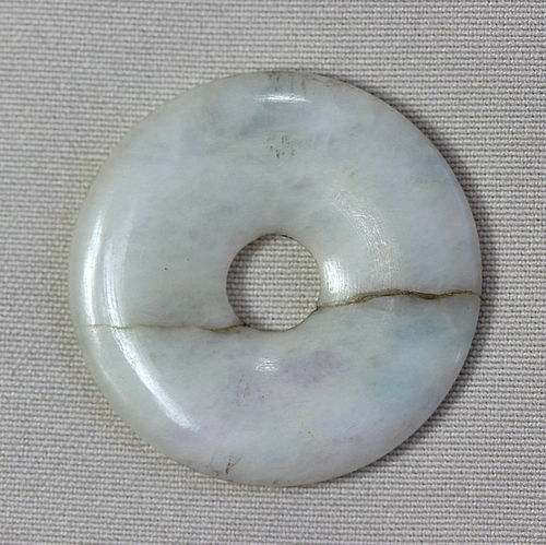 Chinese Jadeite Jade Disc shape Pendant