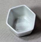 White Porcelain Hexagonal shape Bowl
