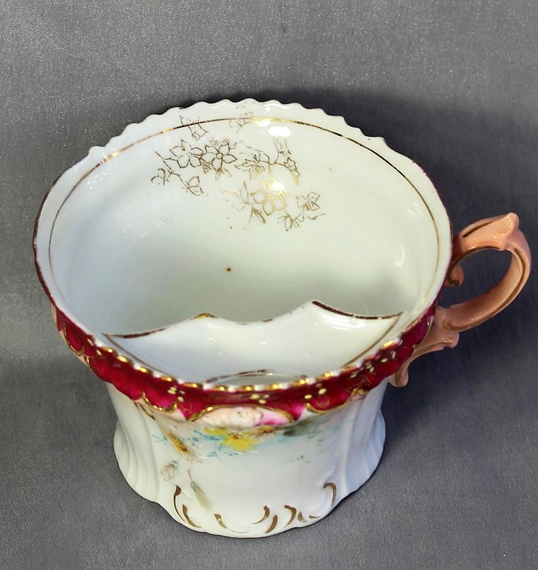 European Porcelain Mustache Cup