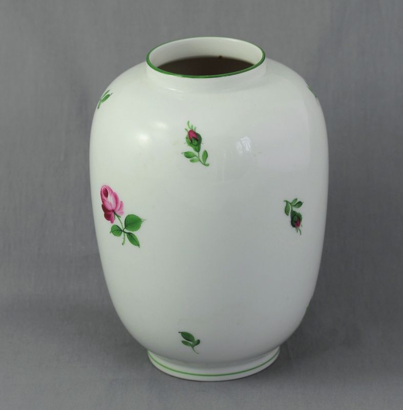 Austrian &quot;Wien&quot; Porcelain Vase, Rose decorated