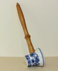 Blue Onion design Porcelain Meat Tenderizer, Meat Mallet