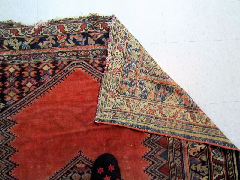 Tabriz handmade Rug, carpet,  62&quot; x 55&quot;, as is