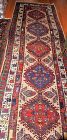 Persian  hand knot 100% Wool Runner, old Caucasian