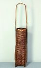 Japanese Ikebana woven Bamboo Basket, Bamboo insert