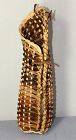 Japanese Bamboo woven Ikebana flower wall hanging Basket