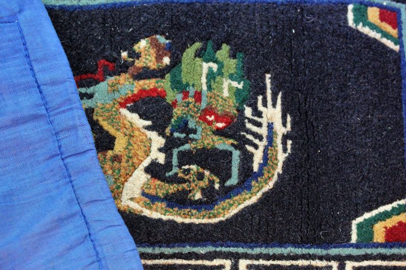 Tibetan Himalayan Wool Horse Rug, Dragon design