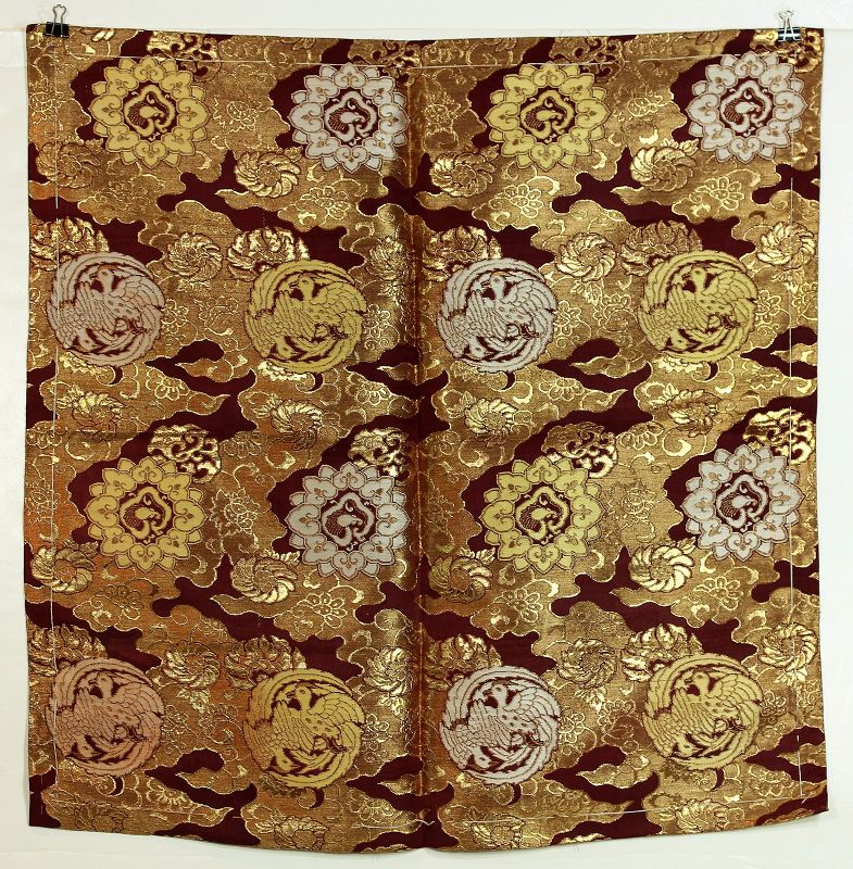 Japanese Gold Brocade Silk Uchishiki, Shrine Altar Cover