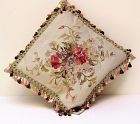Aubusson Cushion with Silk tassel and backing