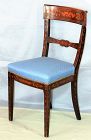 Dutch Marquetry inlaid Side Chair, 19th Century