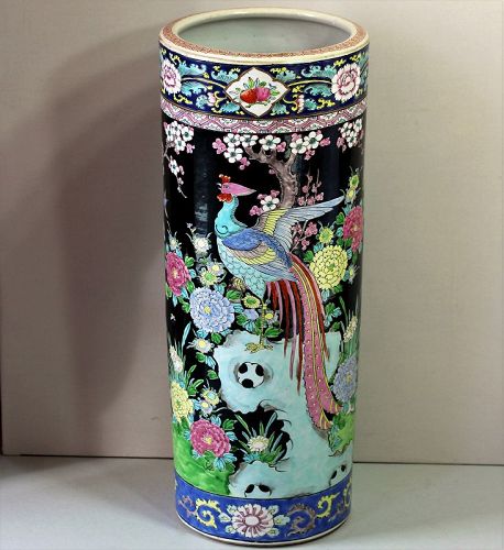 Japanese Porcelain Umbrella Stand