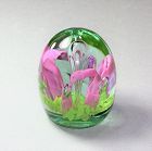 Vintage Glass Paperweight, Bookend