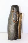 Japanese Military Metal Canteen, brass hook & top as a cup